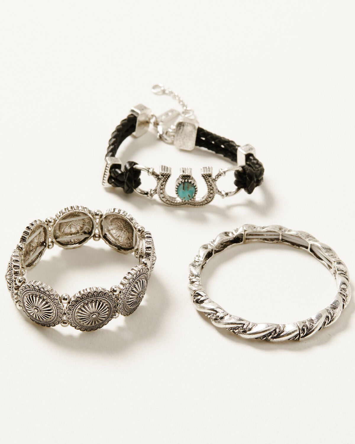 Idyllwind Women's Odessa Bracelet Set - 3 Piece, Silver, hi-res