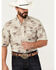 Image #1 - Ariat Men's VentTEK Outbound Island Print Short Sleeve Performance Shirt, , hi-res