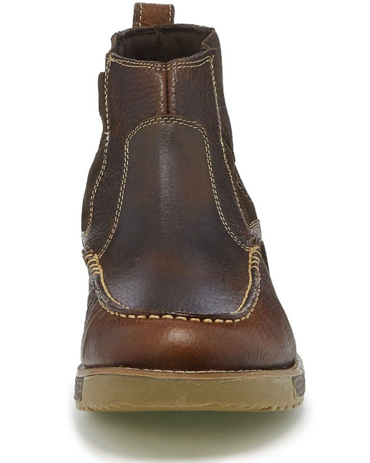 justin steel toe mocs