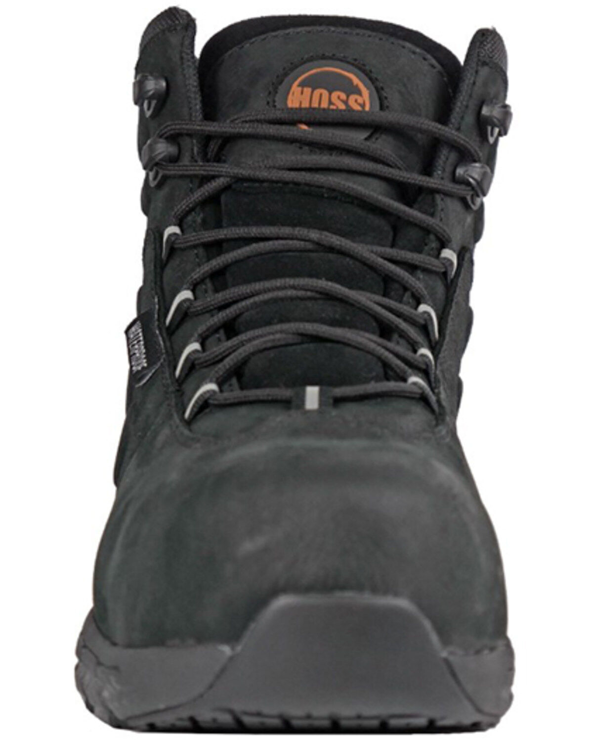 Image #4 - Hoss Men's Tikaboo Ultra Light Lace-Up Work Boots - Composite Toe, Black, hi-res