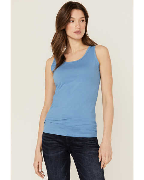 Dovetail Workwear Women's Solid Tank, Blue, hi-res