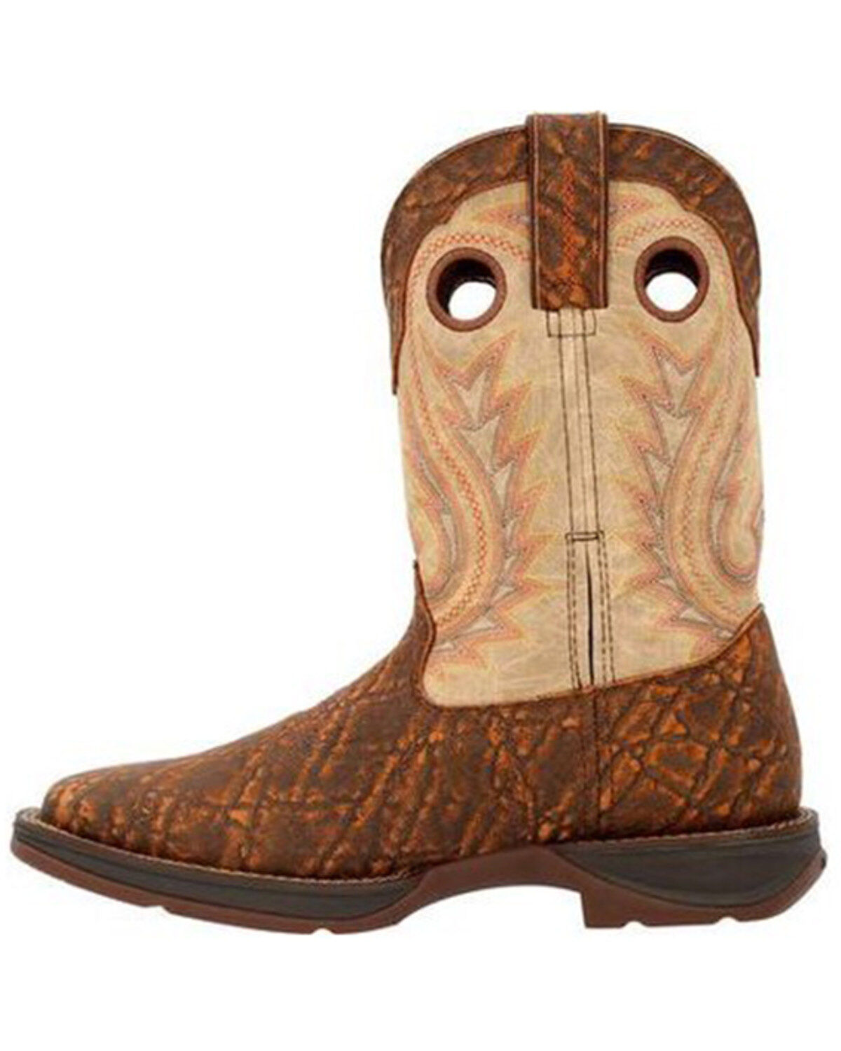 Image #3 - Durango Men's Rebel Performance Western Boots - Broad Square Toe, Tan, hi-res