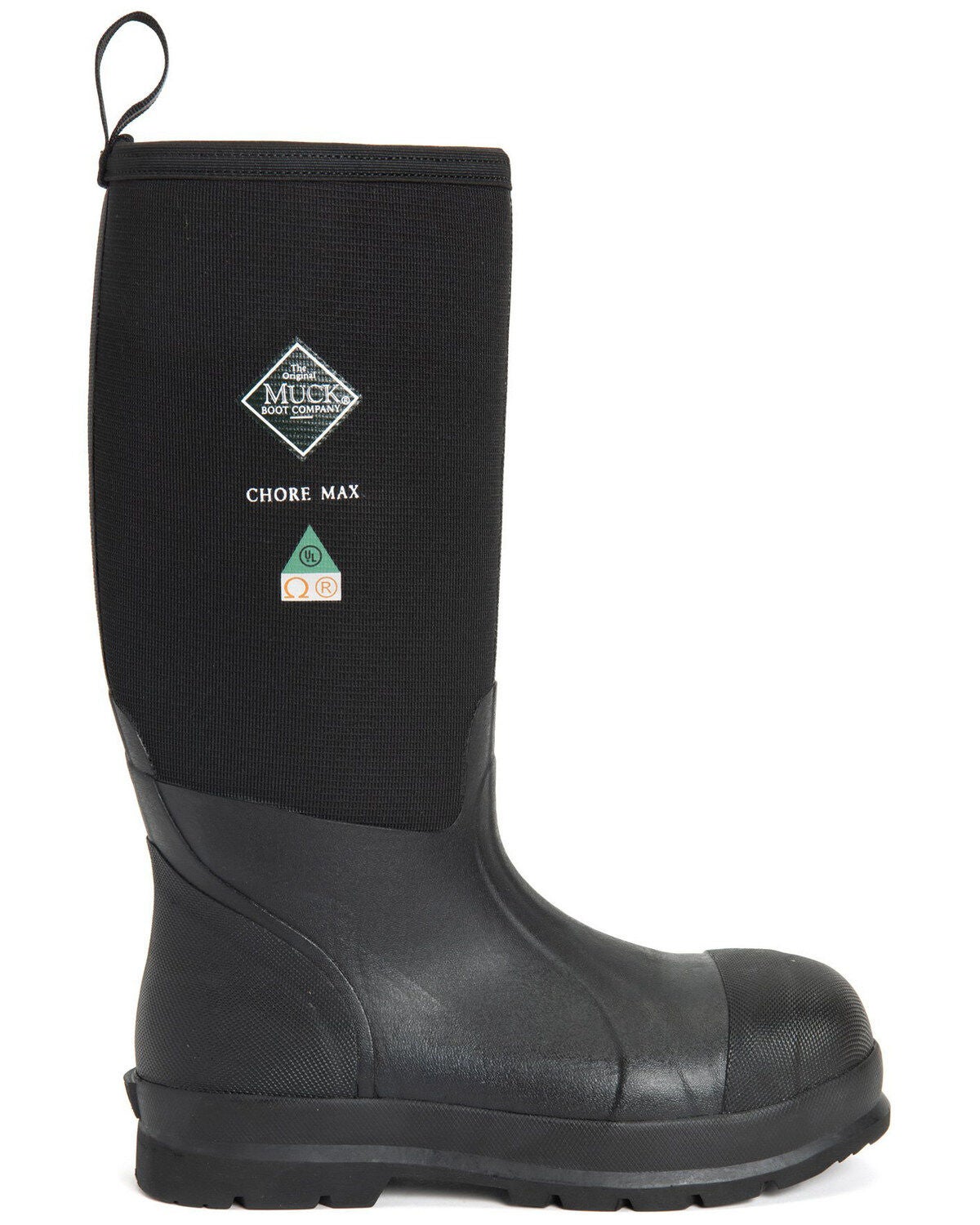 Muck Boot Men's Chore Max Hi Spandura Comp Toe Industrial Boot - 8 Black