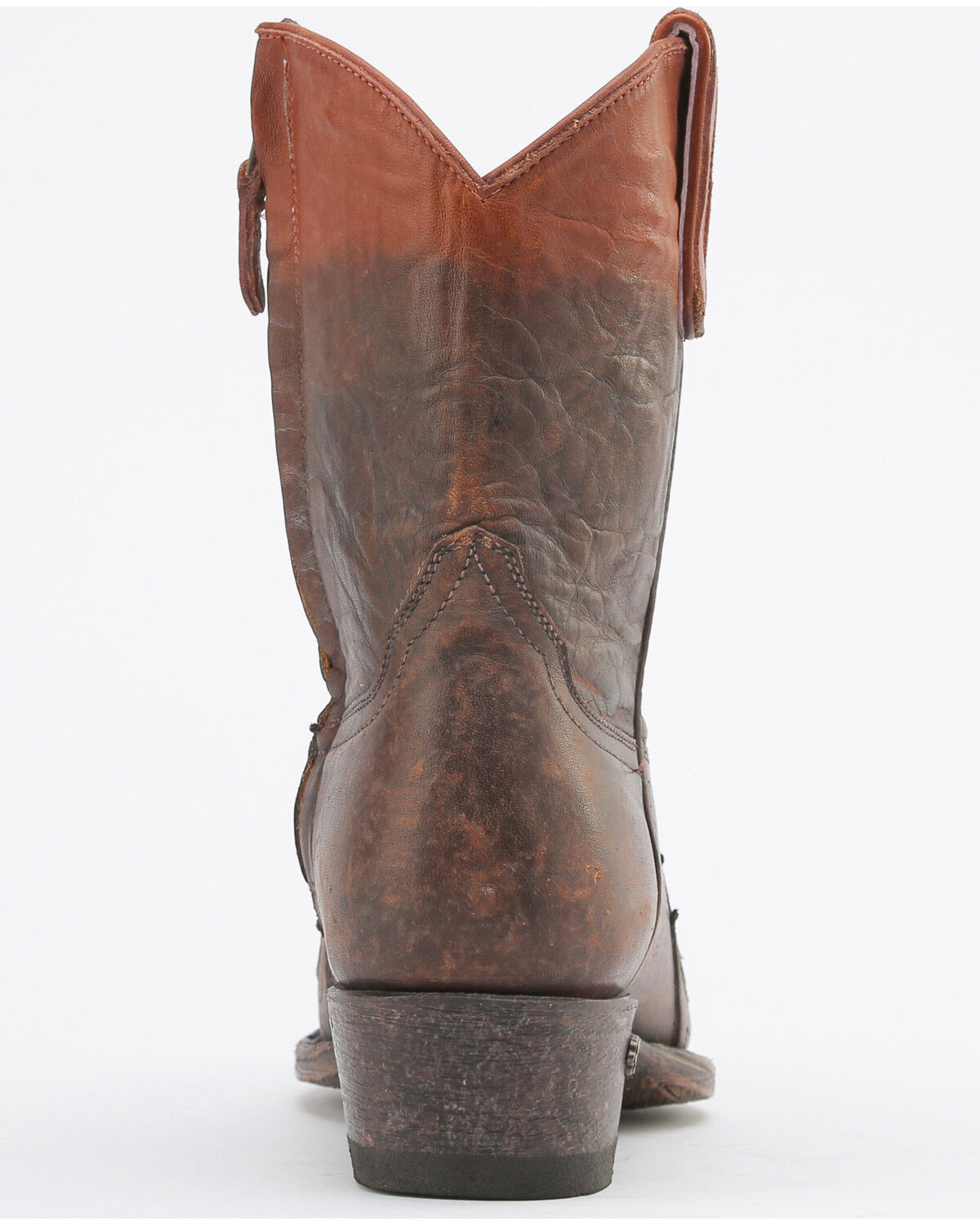 Image #7 - Miss Macie Women's Brown Weatherford Boots - Snip Toe, Brown, hi-res
