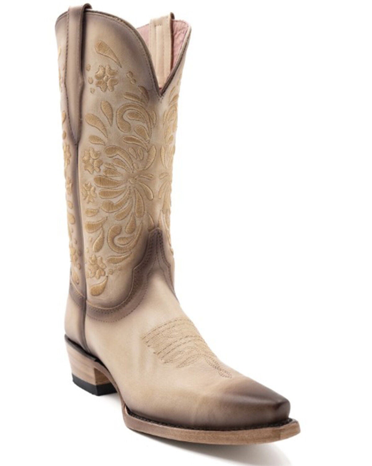 Ferrini Women's Grace Western Boots - Snip Toe, Natural, hi-res