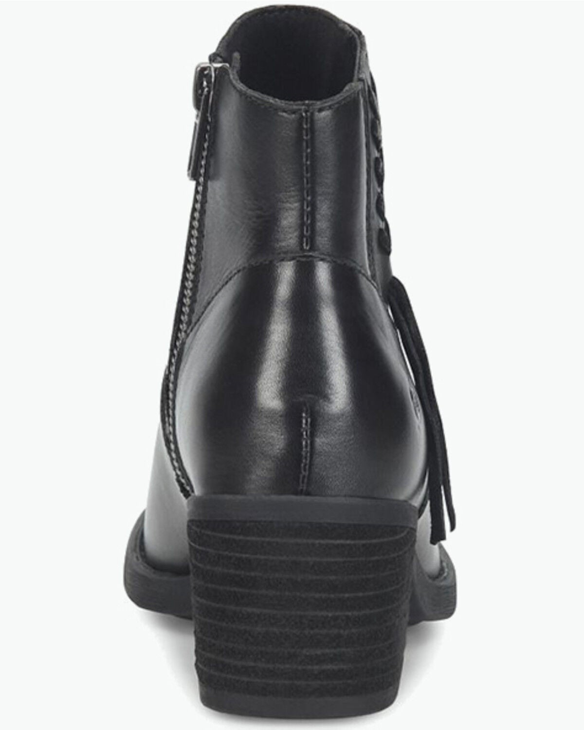 Image #5 - Born Women's Rowan Western Booties - Round Toe, Black, hi-res