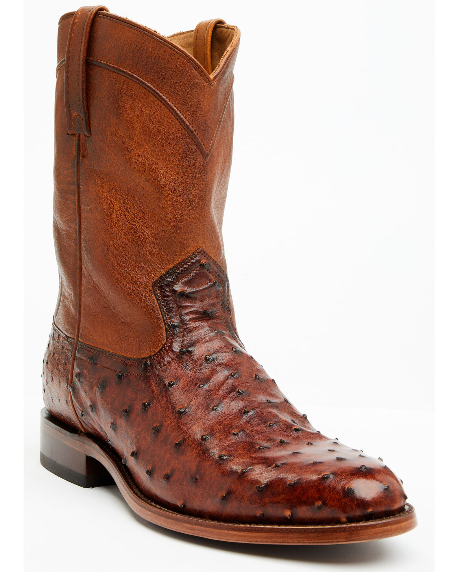 Product Name Cody James Black 1978 Men s Carmen Exotic Full Quill Ostrich Roper Boots Round Toe