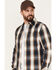 Image #2 - Resistol Men's Littleton Plaid Print Long Sleeve Button Down Western Shirt, , hi-res