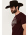 Image #2 - Cody James Men's Bull Banner Short Sleeve Graphic T-Shirt, , hi-res