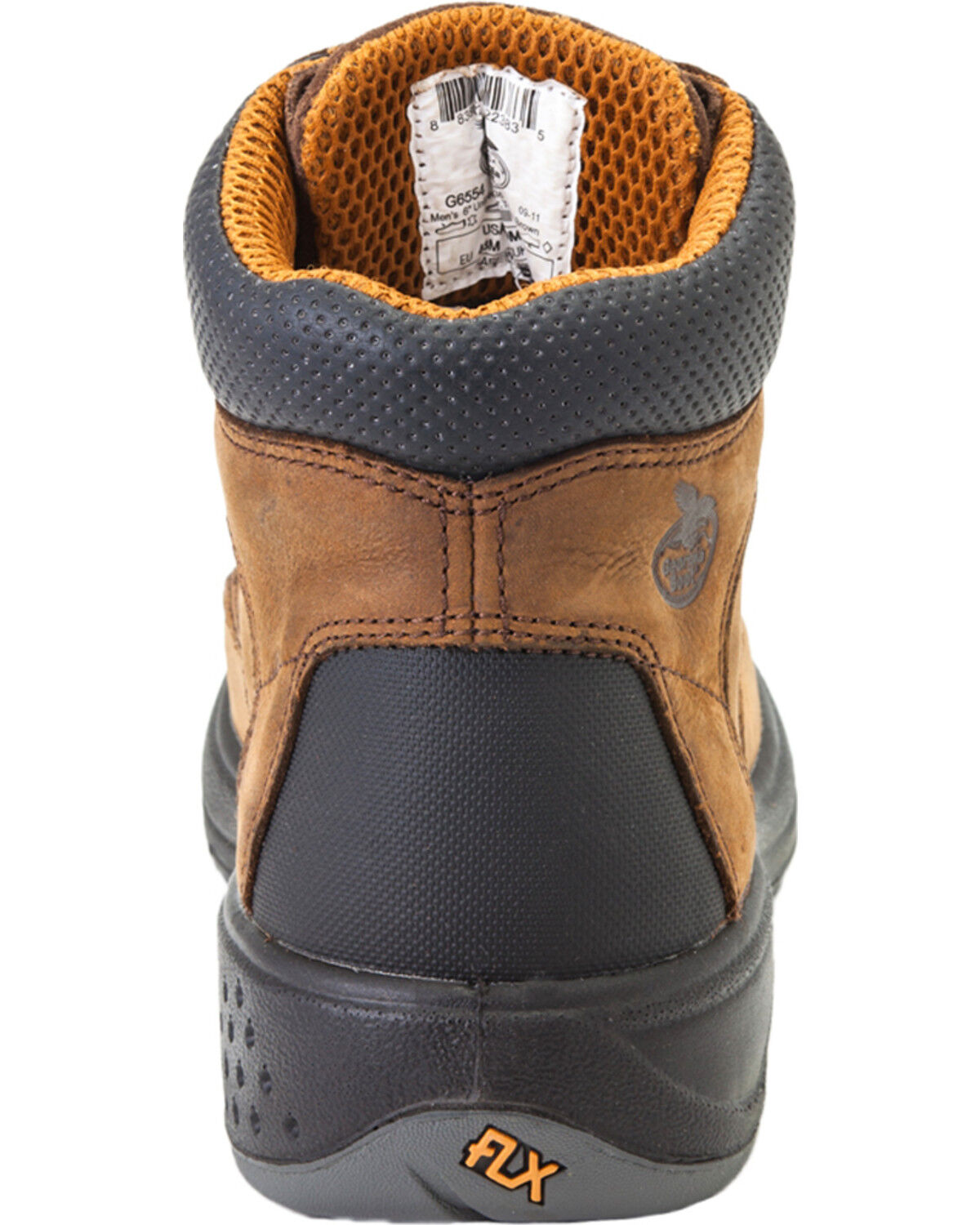 Image #7 - Georgia Men's Lace Up FLXpoint Waterproof Work Boots, Brown, hi-res