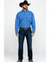Image #6 - George Strait by Wrangler Men's Royal Blue Geo Print Long Sleeve Western Shirt , , hi-res