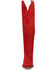 Image #4 - Dingo Women's Primadonna Tall Western Boots - Snip Toe, Red, hi-res