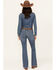 Image #3 - Wrangler Women's Lily Medium Wash High Rise Flare Stretch Denim Jeans, Medium Wash, hi-res