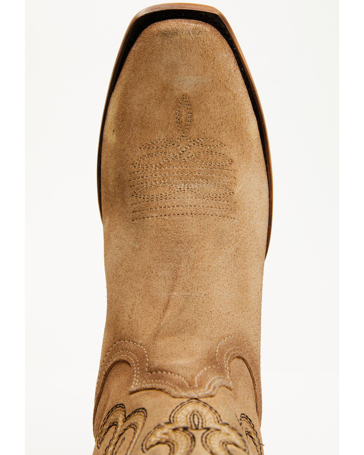 Image #6 - Corral Men's Suede Western Boots - Square Toe, Sand, hi-res