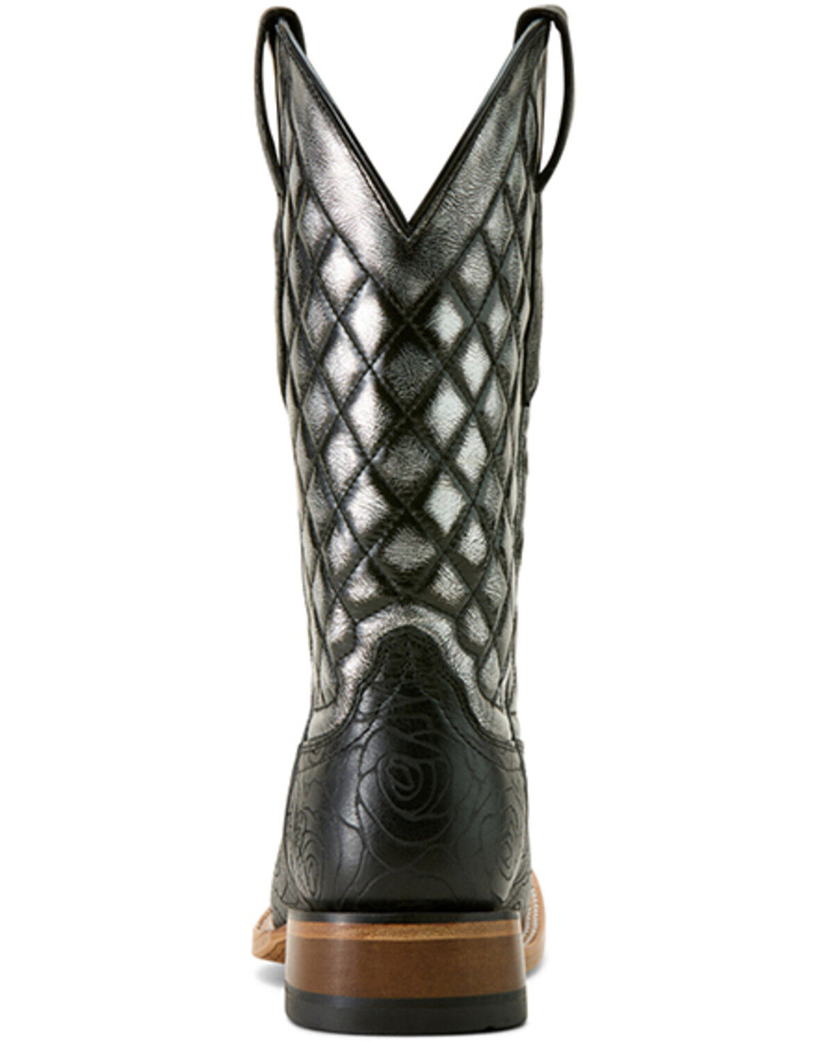 Image #3 - Ariat Women's Frontier Wittman Western Boots - Broad Square Toe, Silver, hi-res