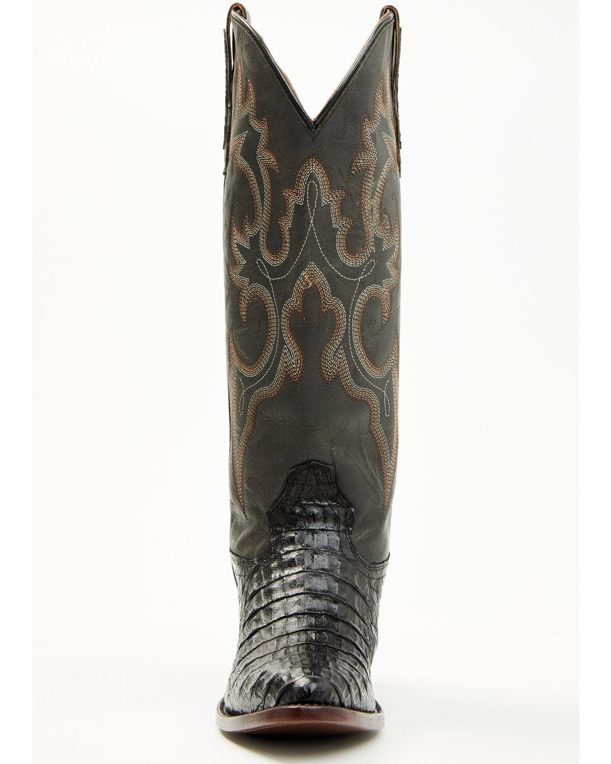 Image #4 - Shyanne Women's Layla Exotic Caiman Western Boots - Round Toe, Black, hi-res