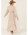 Beyond The Radar Women's Ditsy Long Sleeve Picnic Maxi Dress, Ivory, hi-res