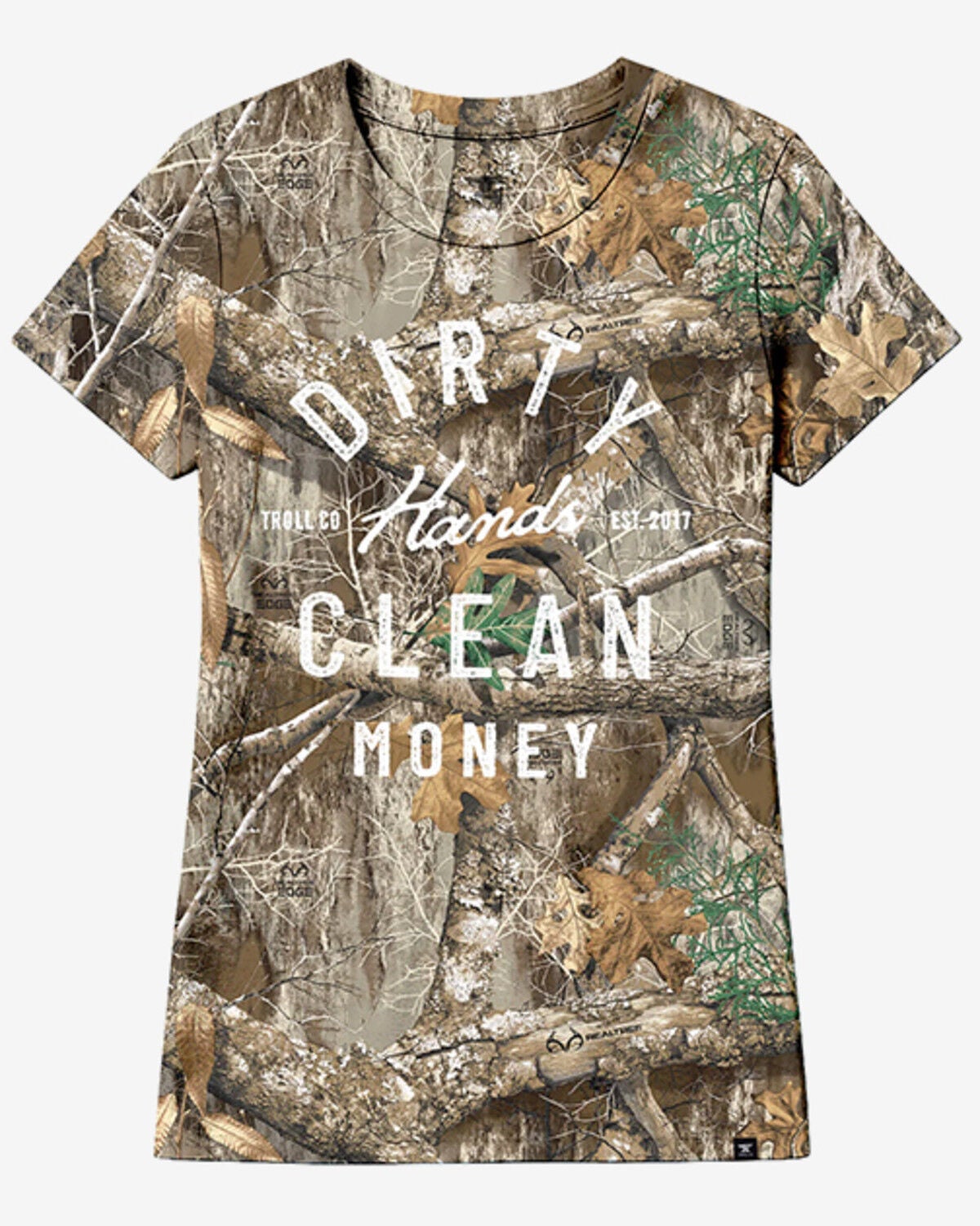 Troll Co Women's DHCM Juno Realtree&reg; Short Sleeve Graphic T-Shirt, Camouflage, hi-res