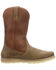 Image #2 - Lucchese Men's Comanche Western Boots - Round Toe, Brown, hi-res