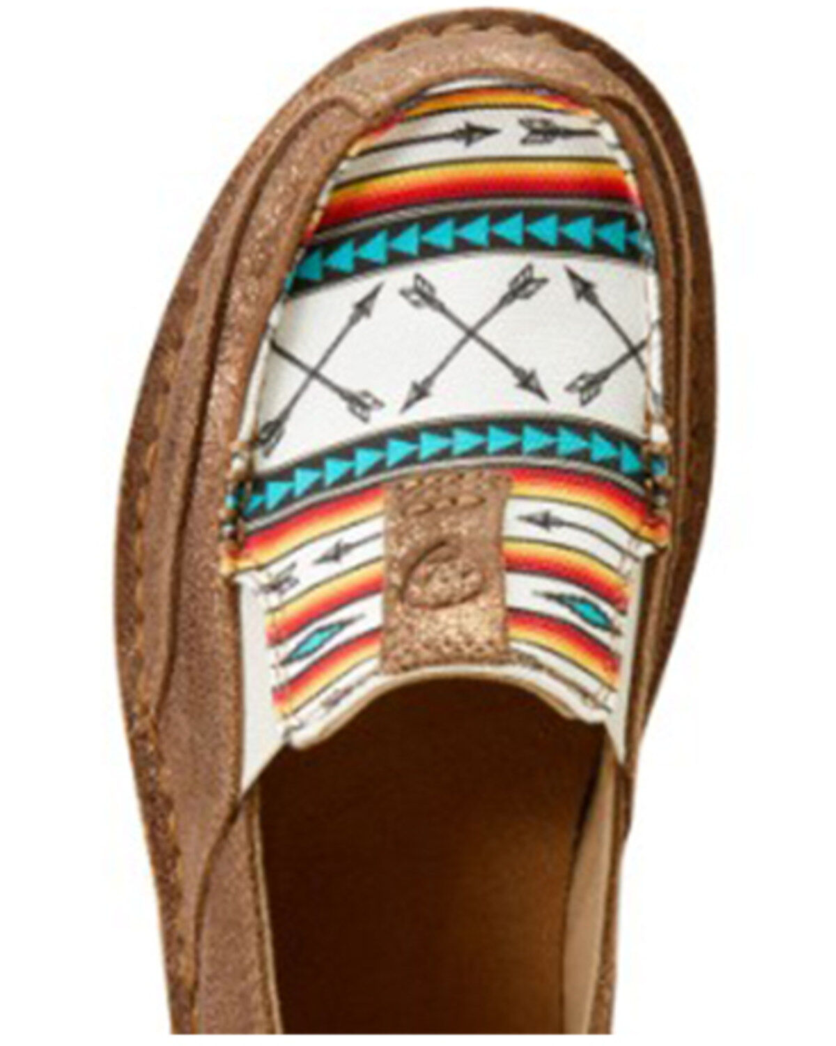 Image #4 - Ariat Women's Arrow Print Cruiser Casual Shoes - Moc Toe, Brown, hi-res
