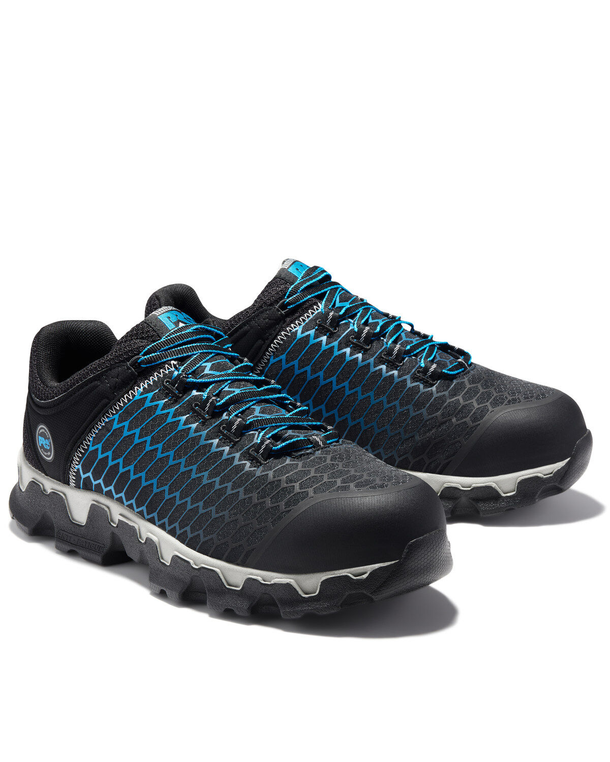 Image #2 - Timberland PRO Men's Powertrain Athletic Work Shoes - Alloy Toe, Black, hi-res