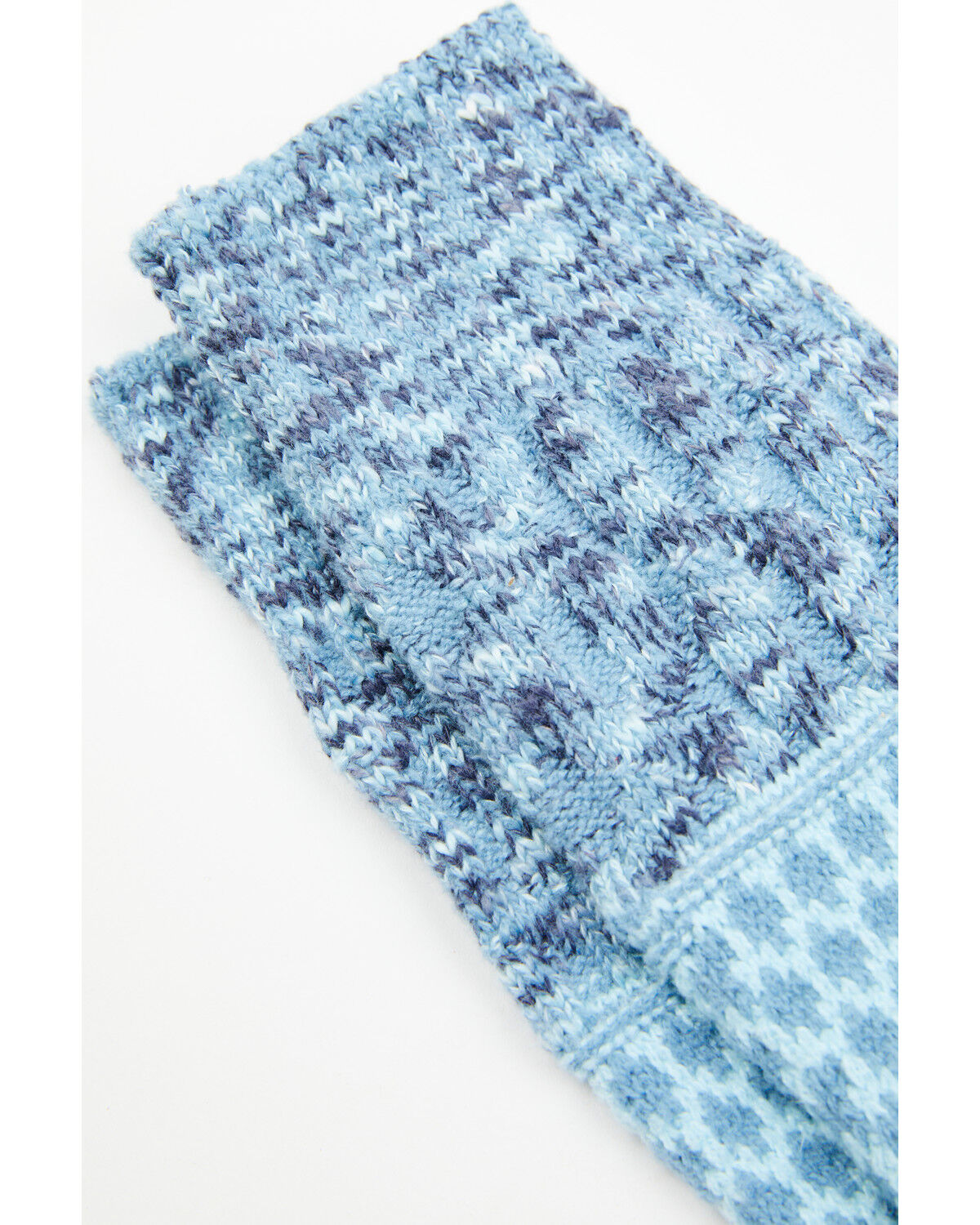 Image #2 - World's Softest Women's Weekend Gallery Peacoat Crew Socks, Teal, hi-res