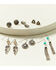 Shyanne Women's Shimmer Concho Feather Earring 6-Piece Set, Silver, hi-res