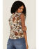 Revel Women's Floral Blouse, Natural, hi-res
