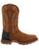 Image #2 - Durango Men's Maverick XP Waterproof Western Work Boots - Steel Toe, Coyote, hi-res