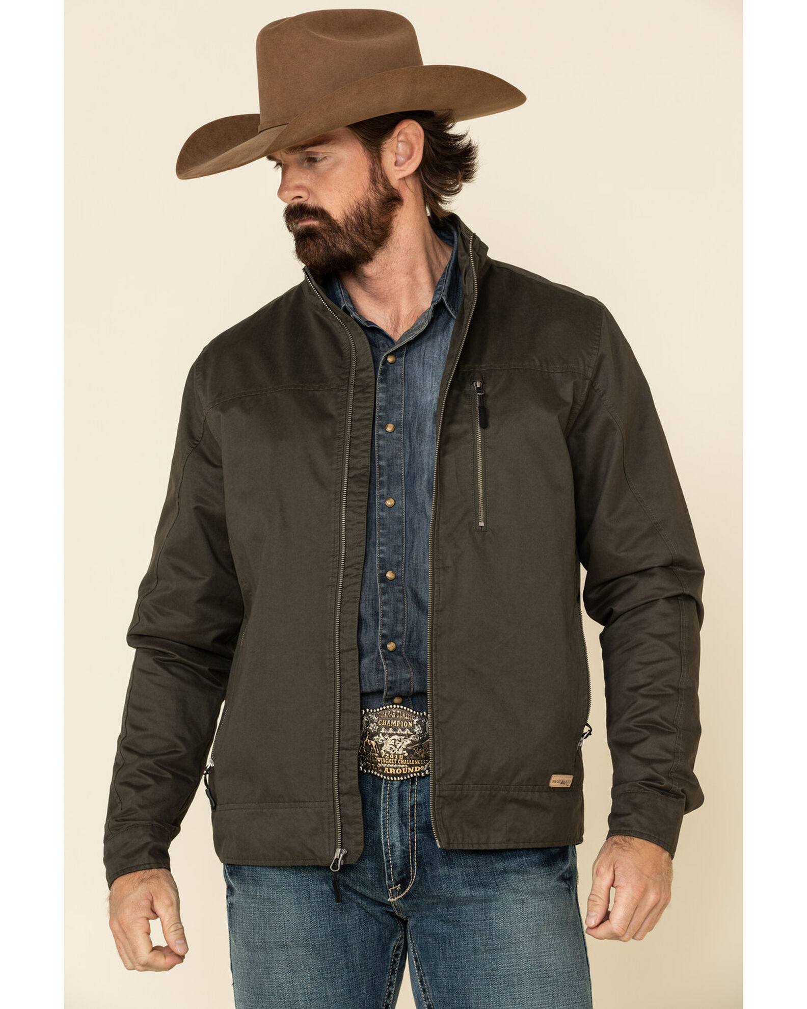 Product Name Powder River Outfitters Men s Cotton Zip Front Jacket