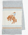 Image #1 - Idyllwind Women's Appaloosa Southwestern Knit Scarf, Cream/blue, hi-res