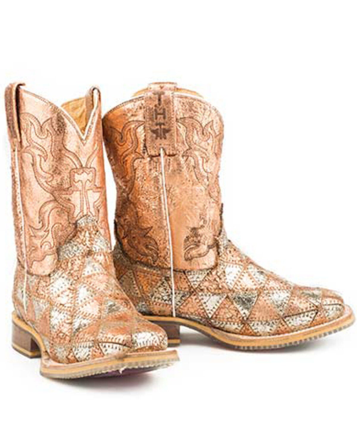 Image #3 - Tin Haul Boys' Mish & Mash Western Boots - Square Toe, , hi-res