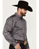Image #1 - Ariat Men's Team Logo Twill Long Sleeve Button-Down Western Shirt, Dark Grey, hi-res