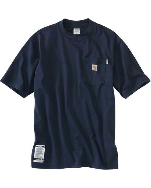 Image #2 - Carhartt Men's FR Force Short Sleeve Work Shirt - Big & Tall, , hi-res