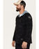 Howitzer Men's Camo Combatant Hooded Track Jacket, Black, hi-res