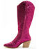 Image #3 - Matisse Women's Boot Barn Exclusive Nashville Embellished Tall Western Boots - Snip Toe, Pink, hi-res