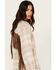 Image #3 - Idyllwind Women's Kingfish Fringe Flannel Shirt, Stone, hi-res