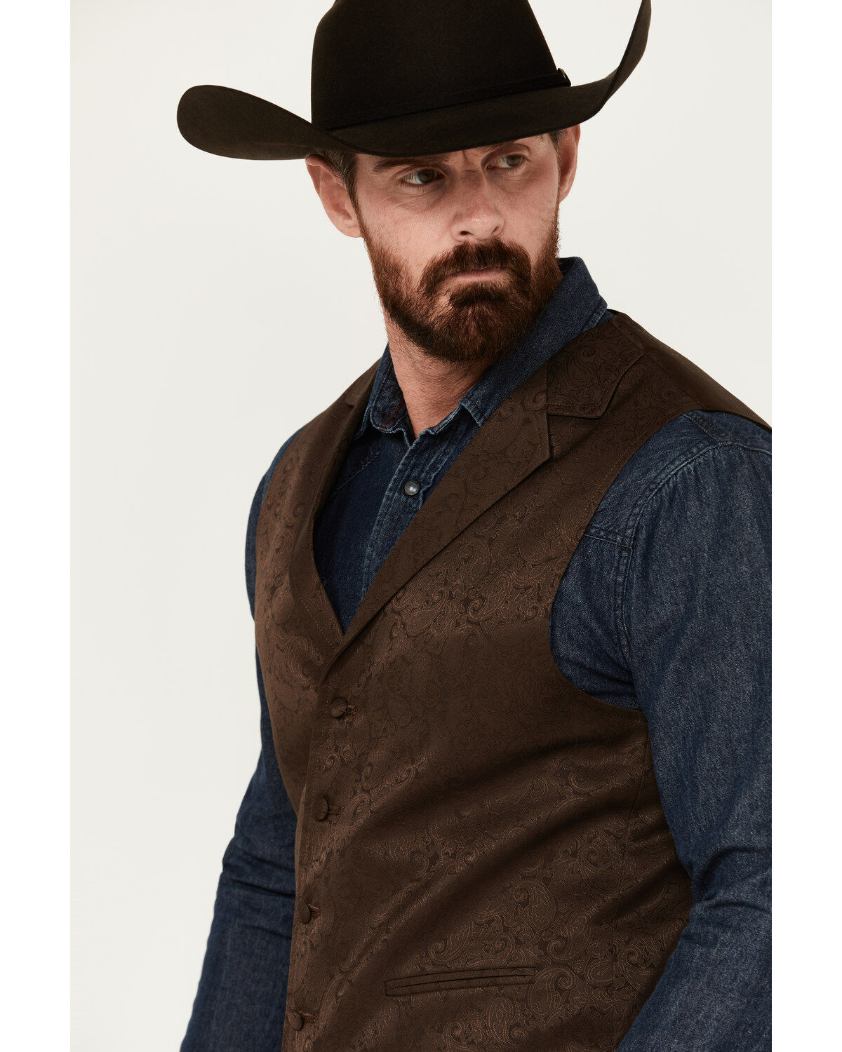 Product Name:  Cody James Men's Nashville Paisley Print Dress Vest