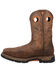 Dan Post Men's Storms Eye Waterproof Western Work Boots - Composite Toe , Brown, hi-res