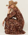 Image #1 - Wrangler Retro Women's Paisley Print Long Sleeve Maxi Dress, , hi-res