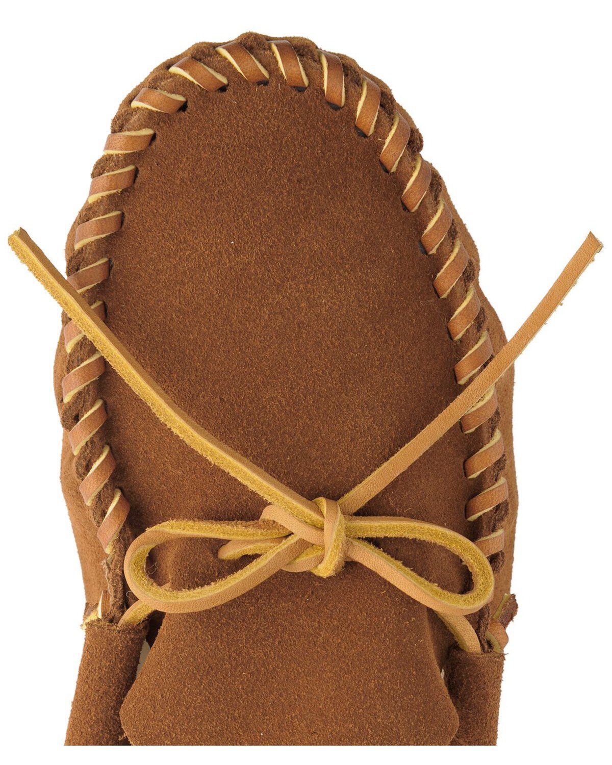 Image #3 - Minnetonka Men's Suede Camp Moccasins, , hi-res