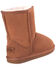 Image #4 - Cloud Nine Girls' Sheepskin Boots - Round Toe, Chestnut, hi-res