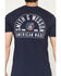 Image #4 - Smith & Wesson Men's Americana Flag Border Short Sleeve Graphic T-Shirt, Navy, hi-res
