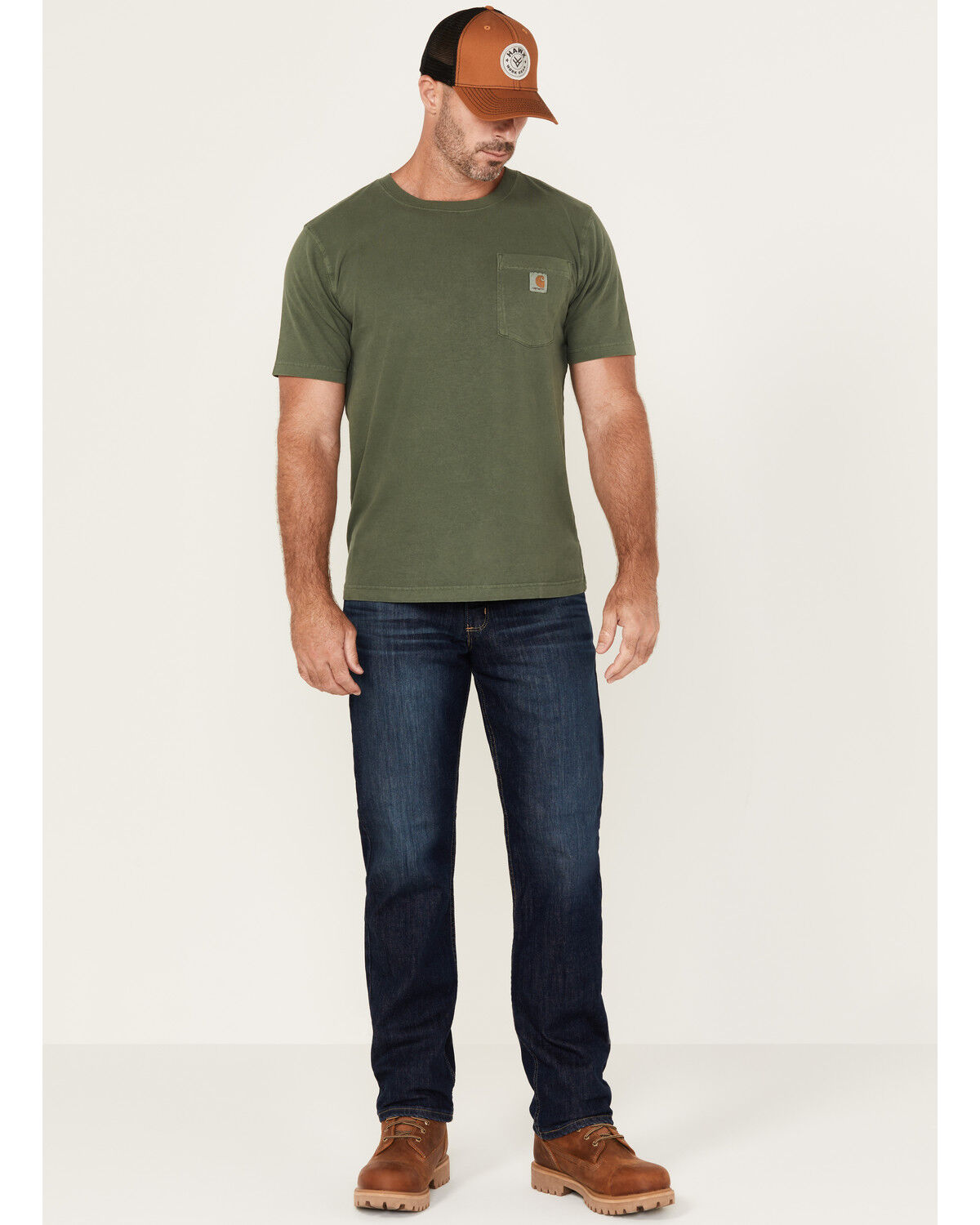 Image #1 - Carhartt Men's FR Rugged Flex Relaxed Fit Denim Jeans, Indigo, hi-res