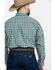 Image #2 - Tuf Cooper Men's Competition Brown Check Plaid Long Sleeve Western Shirt, Brown, hi-res