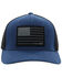 Hooey Men's Liberty Roper Mesh Back Trucker Cap, Indigo, hi-res