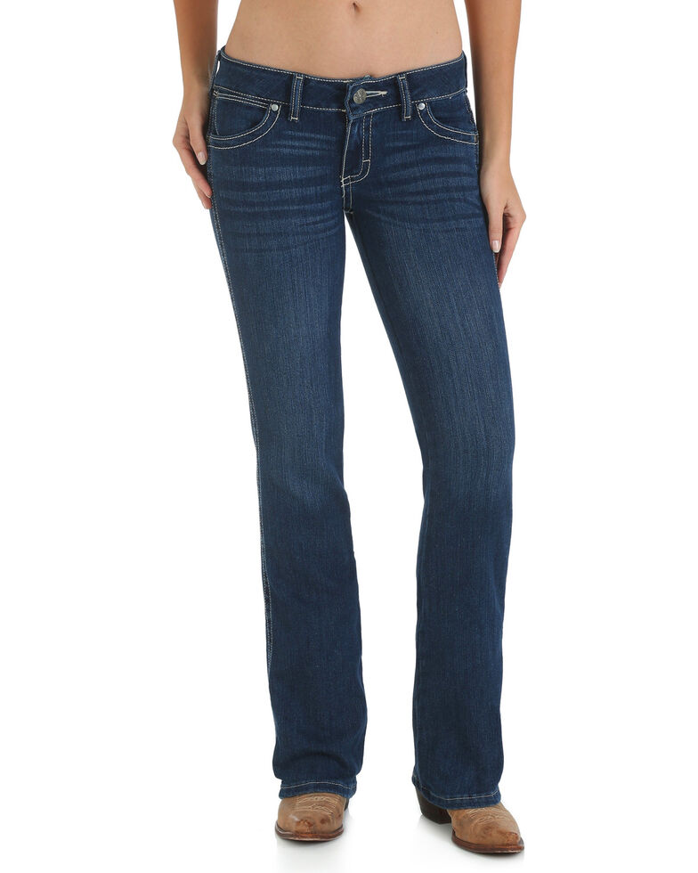 Wrangler Women's Premium Patch Sadie Boot Cut Jeans | Boot Barn