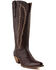 Dan Post Women's Mahan Feather Embroidery Western Boots - Snip Toe, Brown, hi-res