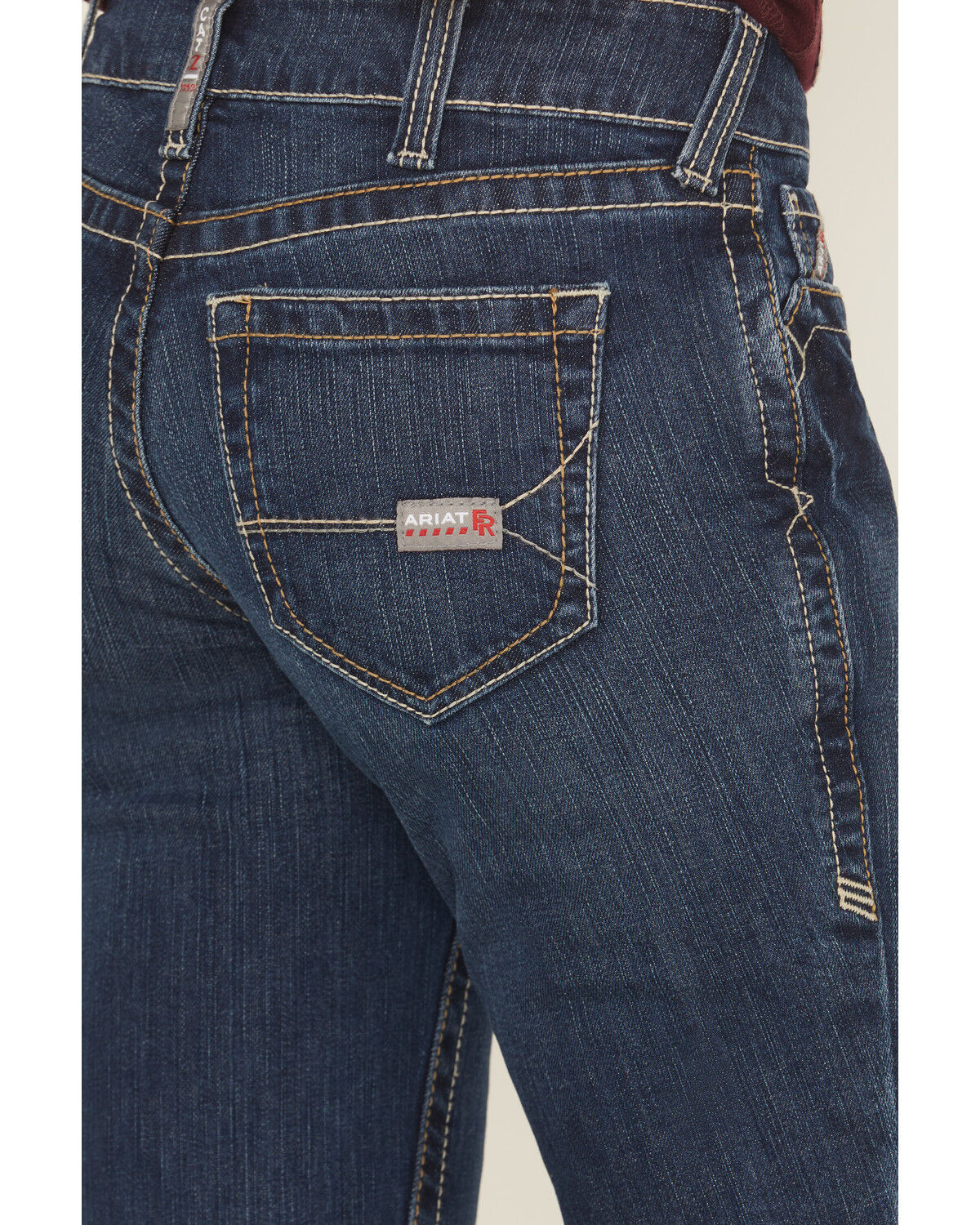 Image #8 - Ariat Women's Mid Rise Flame Resistant Boot Cut Jeans, Denim, hi-res