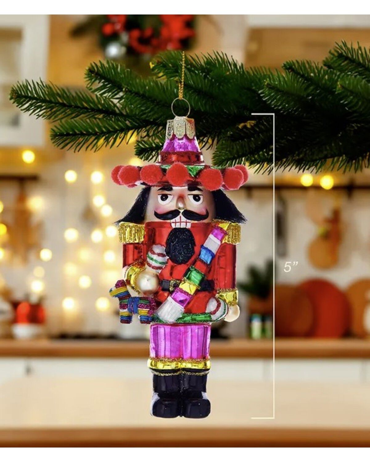 Kurt Adler Noble Gems Nutcracker Ornament - Thumbnail 3